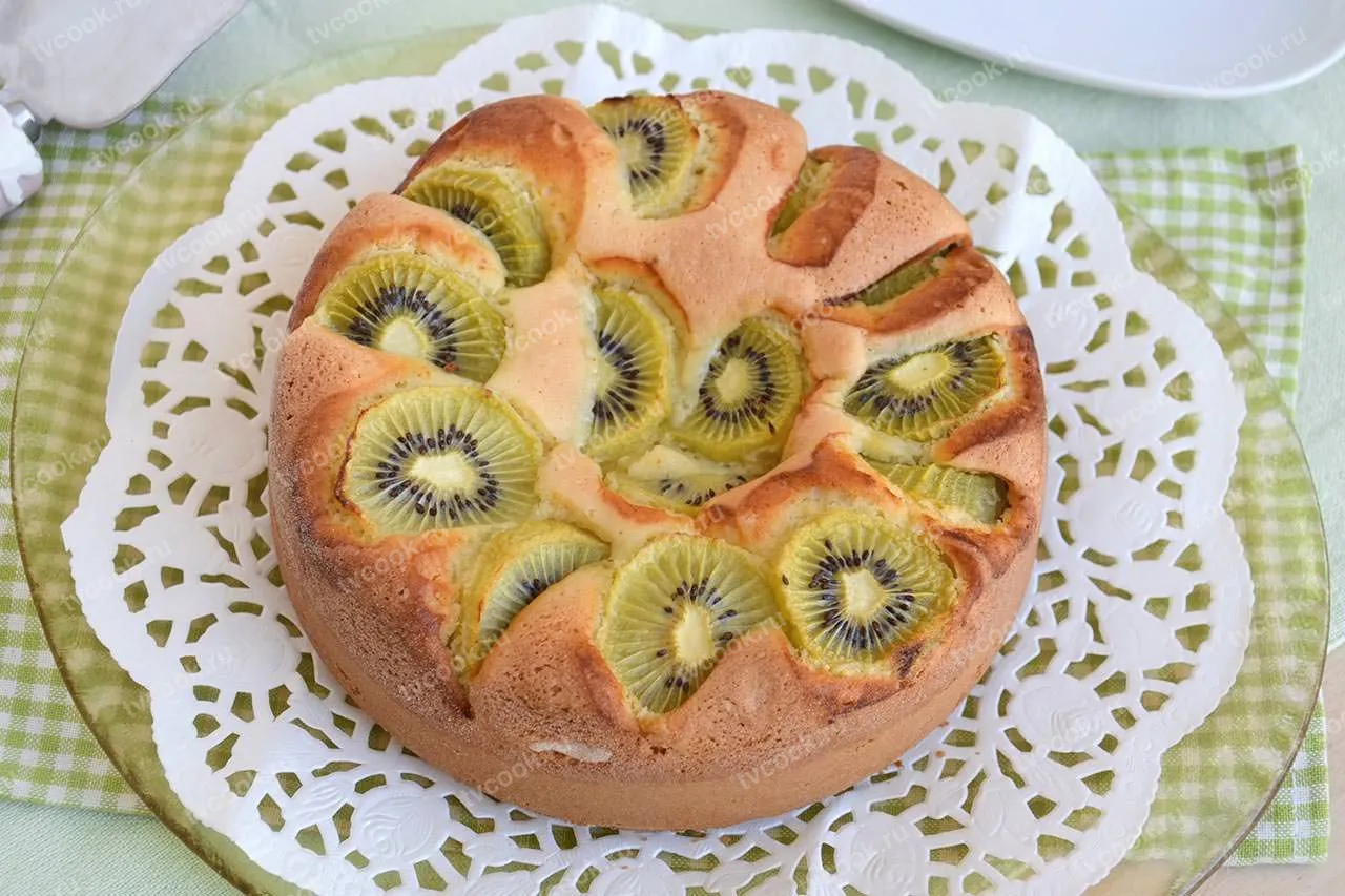 Пирог с киви