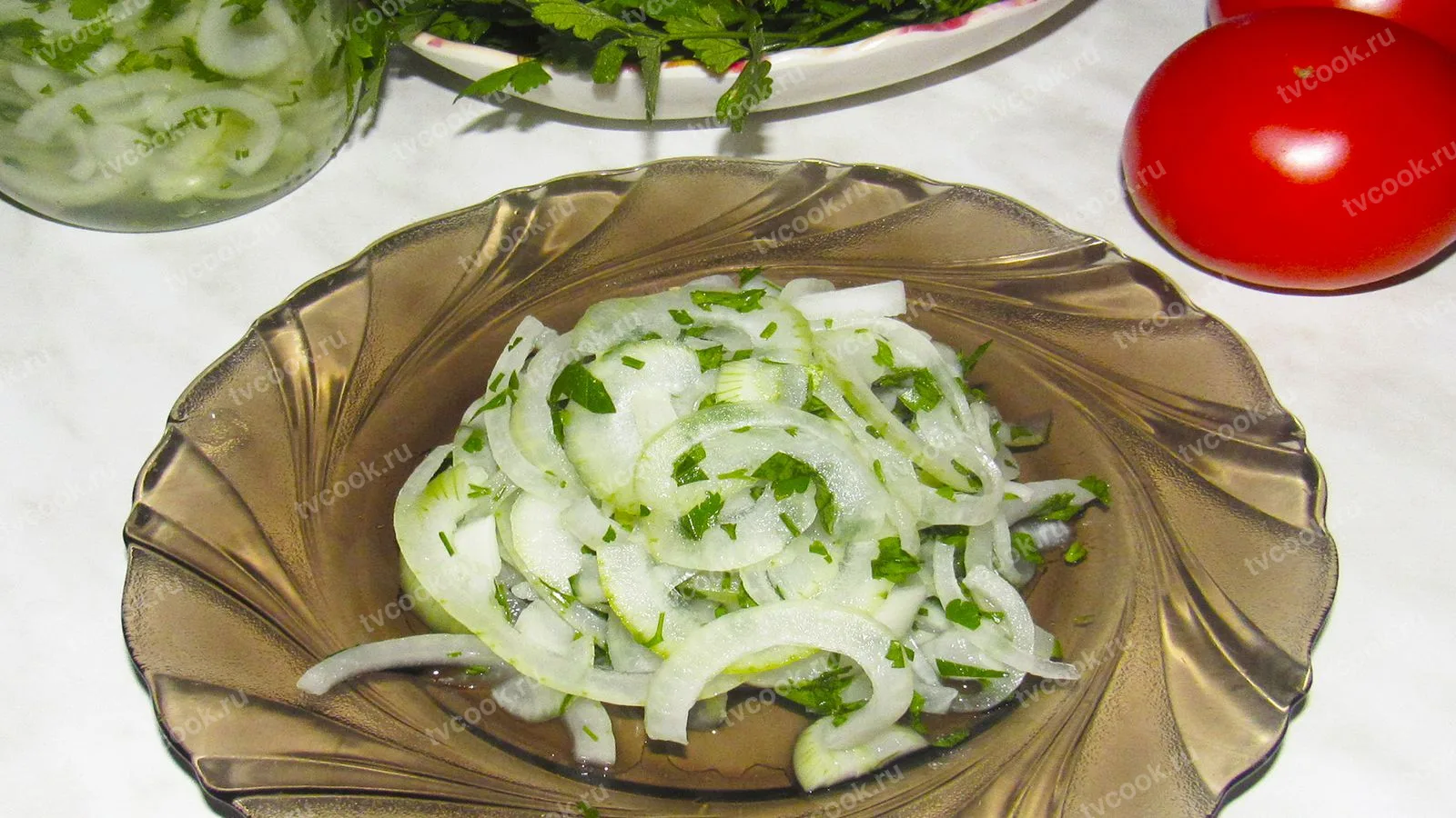 Маринованный лук к шашлыку — за 30 минут, кольцами