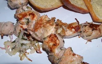 Шашлык из свинины в гранатовом соке — мягкий, с кислинкой