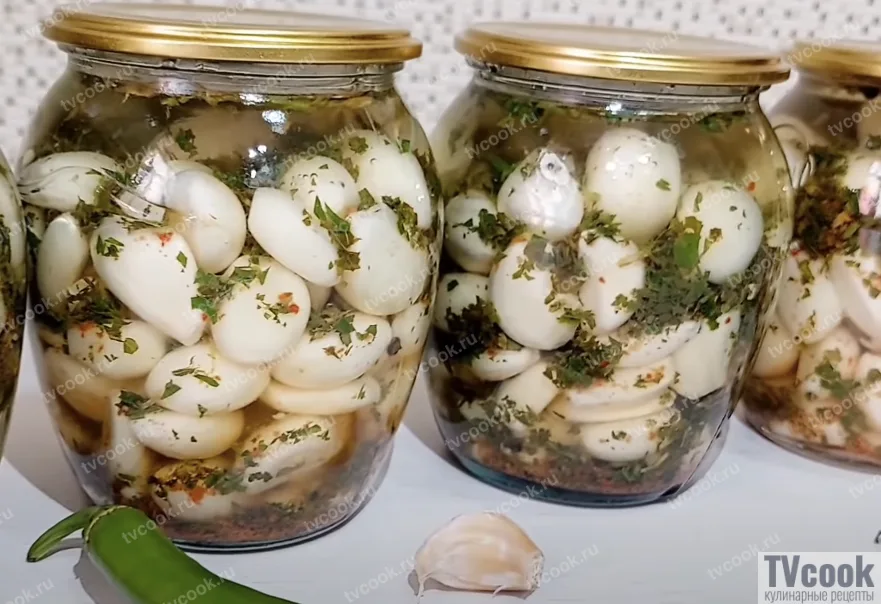 Маринованный чеснок на зиму
