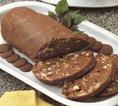 Шоколадная колбаска из печенья — тот самый вкус из детства