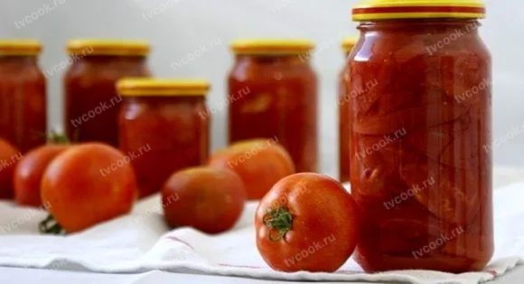 Резаные томаты на зиму