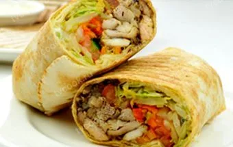 Шаурма по-домашнему с курицей