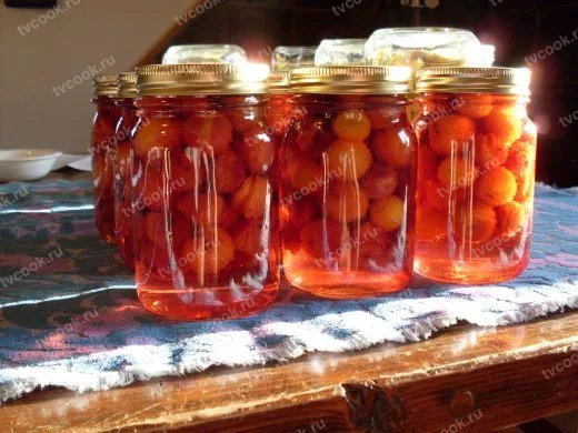 Сливы консервированные