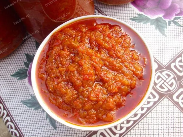 Острая кабачковая икра на зиму