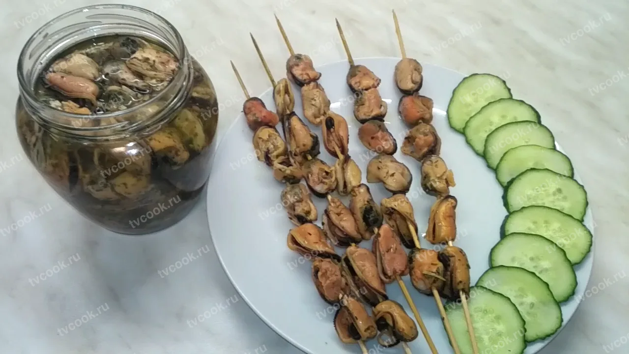 Вкуснейшие маринованные мидии