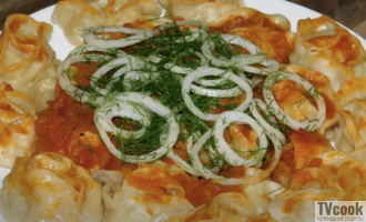 Манты с картофелем