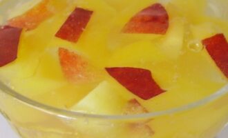 Творожный торт с персиками Творожный торт с персиками