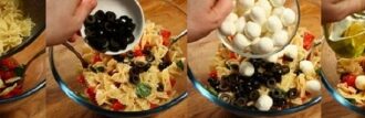 Как приготовить средиземноморский салат с макаронами и сыром Фета Как приготовить средиземноморский салат с макаронами и сыром Фета
