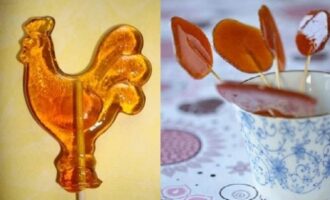 Домашние карамельные леденцы «Петушки» на палочке — советская классика Домашние карамельные леденцы «Петушки» на палочке — советская классика