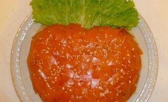 Салат "Острая клубничка" Салат "Острая клубничка"