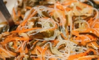 Салат "Фунчоза с морской капустой" Салат "Фунчоза с морской капустой"