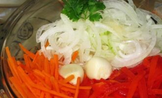 Баклажаны по-корейски: Пошаговый рецепт с правильными пропорциями Баклажаны по-корейски: Пошаговый рецепт с правильными пропорциями