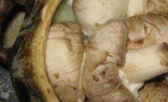 Горшочки с грибами и картофелем в сливочном соусе Горшочки с грибами и картофелем в сливочном соусе