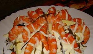 Салат «Морская жемчужина» — пошаговый рецепт с морепродуктами Салат «Морская жемчужина» — пошаговый рецепт с морепродуктами