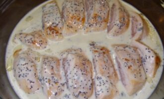 Куриное филе, запеченное в сливках Куриное филе, запеченное в сливках