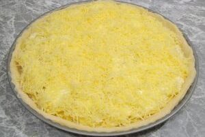 Пирог с начинкой из картофеля и грибов Пирог с начинкой из картофеля и грибов