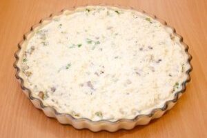 Пирог с брокколи и грибами Пирог с брокколи и грибами