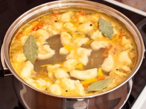 Суп с галушками