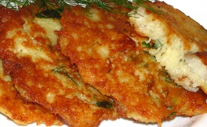 Рыбные драники Рыбные драники