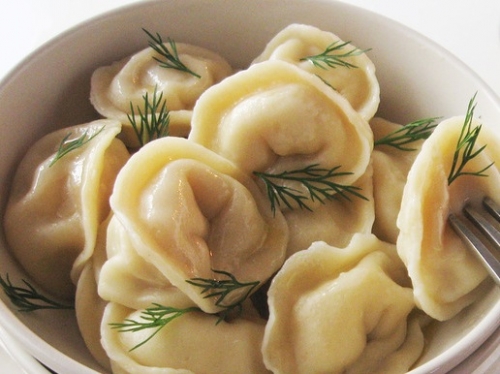 Пельмени с рыбой Пельмени с рыбой