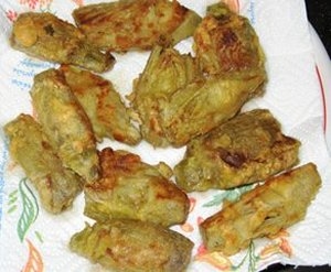 Жареные артишоки в тесте Жареные артишоки в тесте