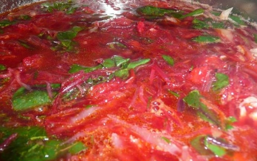 Борщ для кормящих мам