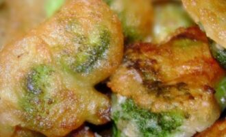 Брокколи в пивном кляре