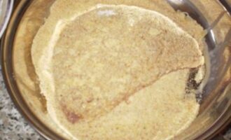 Эскалоп из говядины в панировке Эскалоп из говядины в панировке