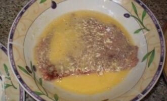 Эскалоп из говядины в панировке Эскалоп из говядины в панировке