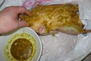 Утка с яблоками, запечённая в рукаве Утка с яблоками, запечённая в рукаве