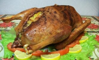 Фаршированный гусь Фаршированный гусь