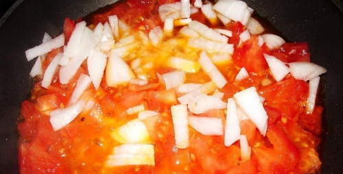Тимбаль мясной с шампиньонами