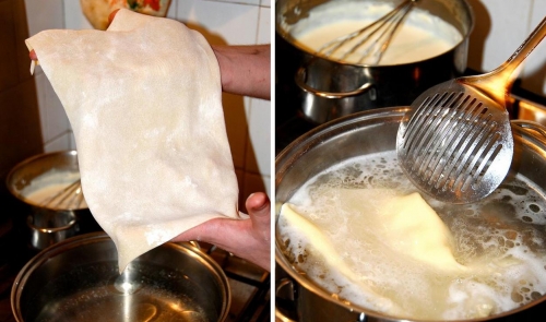 Лазанья с куриным фаршем классическая в духовке по-венециански Лазанья с куриным фаршем классическая в духовке по-венециански