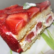 Торт с клубникой Торт с клубникой