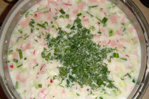Окрошка грибная Окрошка грибная