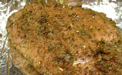 Запеченное мясо индейки в пряностях Запеченное мясо индейки в пряностях