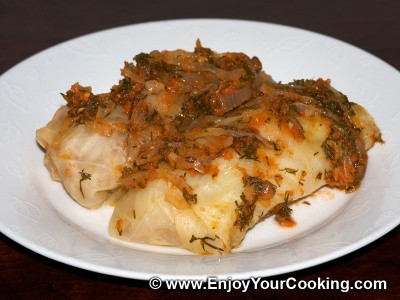 Голубцы с мясом и рисом по-украински Голубцы с мясом и рисом по-украински