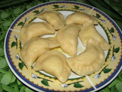 "Бедные" вареники с сырым картофелем "Бедные" вареники с сырым картофелем