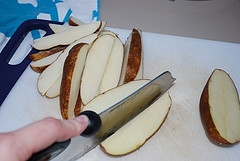 Картофель, запеченный ломтиками Картофель, запеченный ломтиками