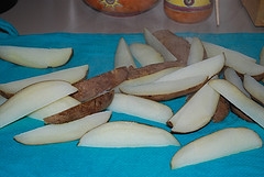 Картофель, запеченный ломтиками Картофель, запеченный ломтиками