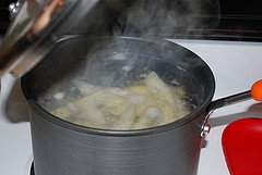 Картофель, запеченный ломтиками Картофель, запеченный ломтиками