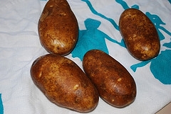 Картофель, запеченный ломтиками Картофель, запеченный ломтиками