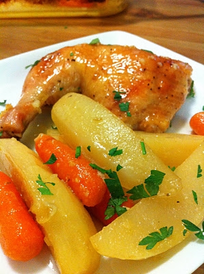 Курица в собственном соку с овощами Курица в собственном соку с овощами