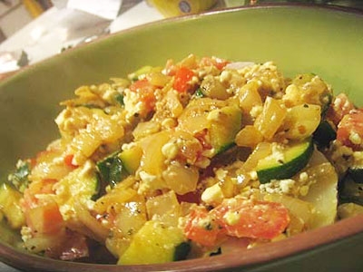 Палтус с овощами Палтус с овощами