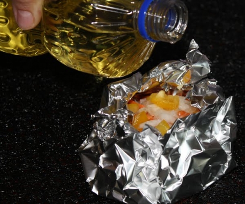 Лосось с овощами Лосось с овощами