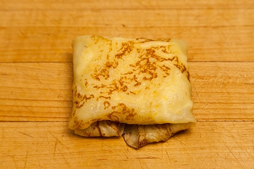 Кукурузные блинчики с творогом и кумкватом Кукурузные блинчики с творогом и кумкватом