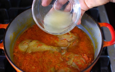 Курица с мандаринами Курица с мандаринами