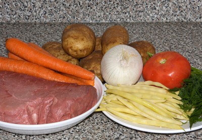 Жаркое с фасолью Жаркое с фасолью