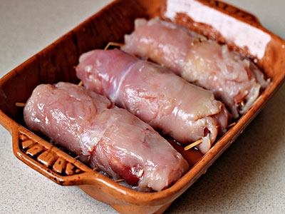 Рулетики из курицы Рулетики из курицы